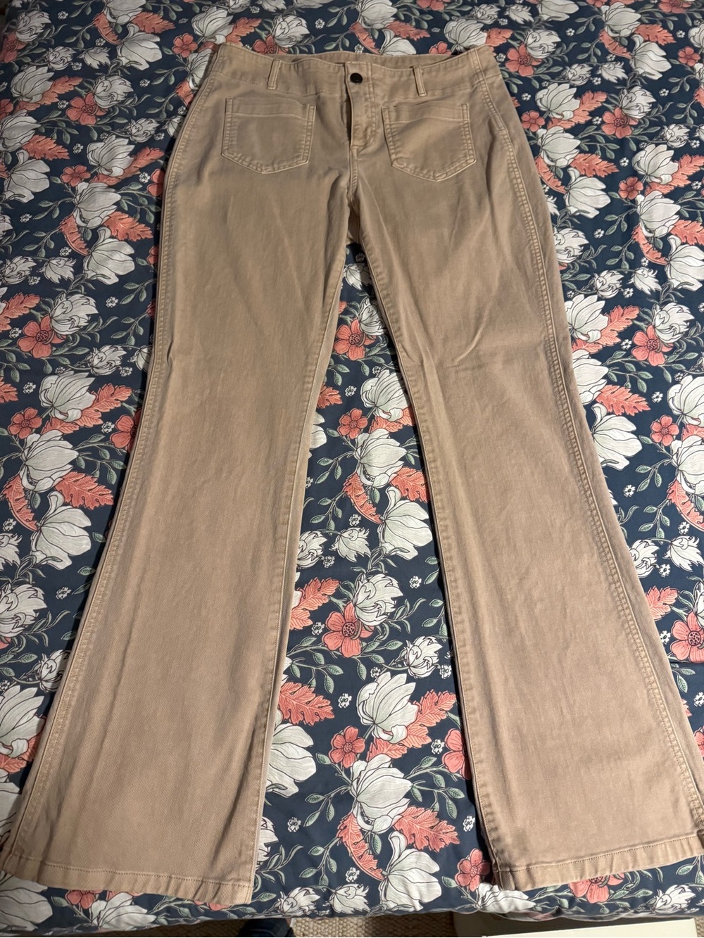 Gap Flared Pants in Tan